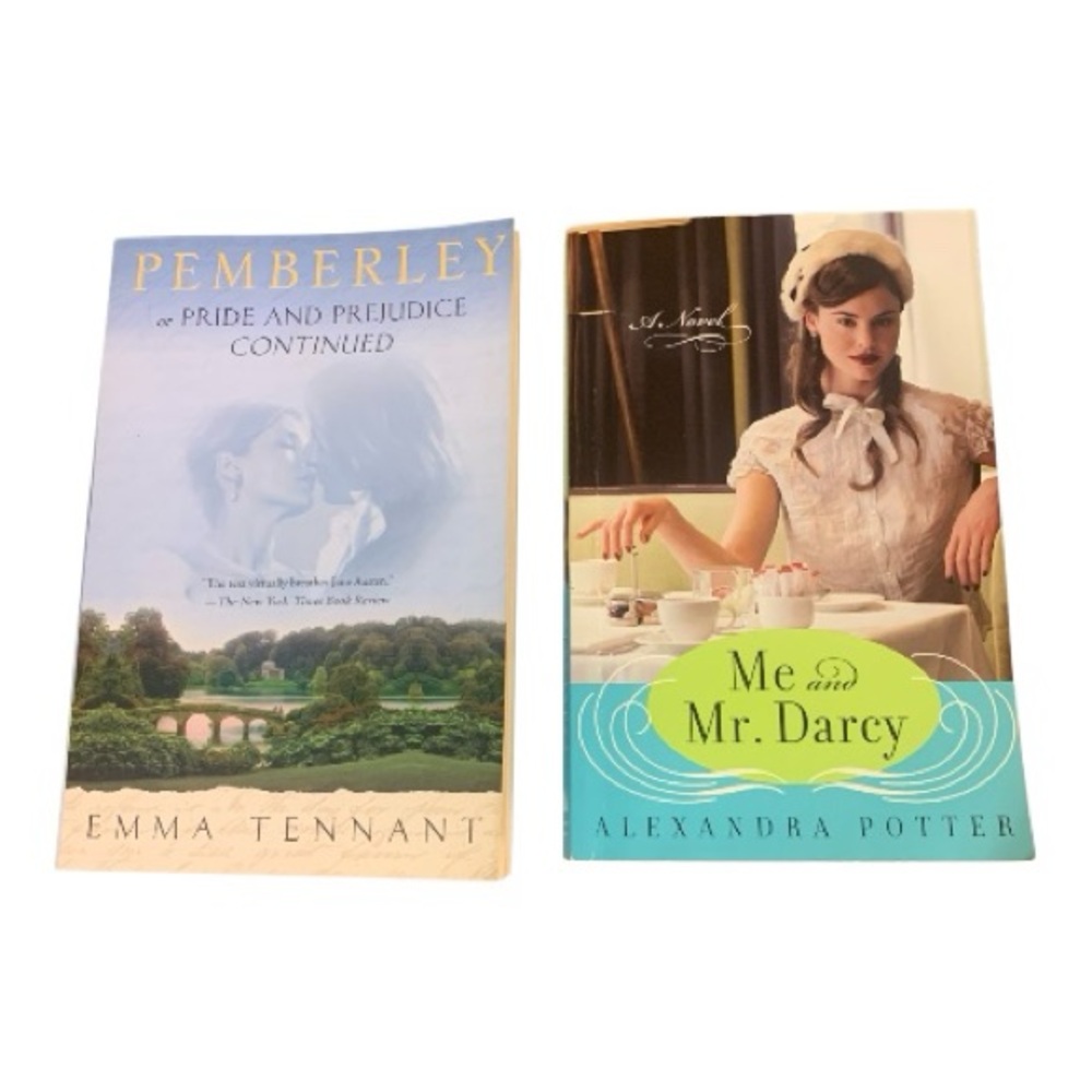 Pemberley & Me and Mr Darcy Paperback Books by Emma Tennant and Alexandra Potte2